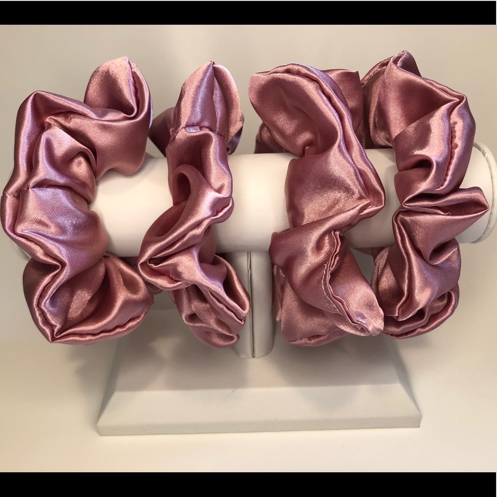 Satin scrunchies